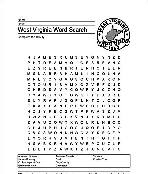 Ricerca di parole del West Virginia.