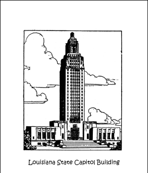 Louisiana Coloring Page