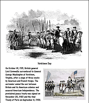 Overgivelse av Cornwallis Coloring Page