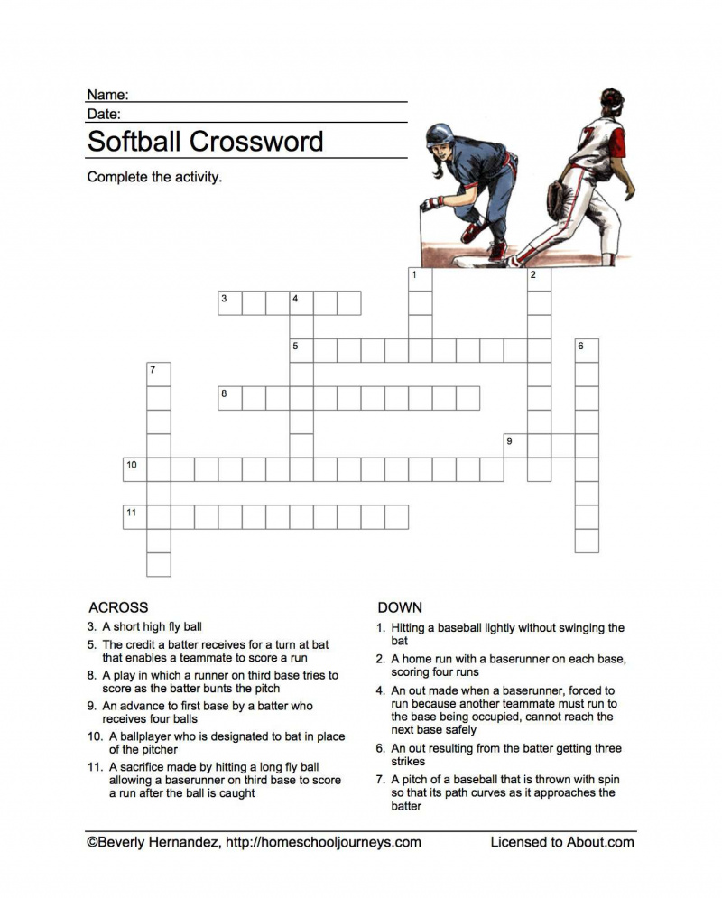 Softball kryssord
