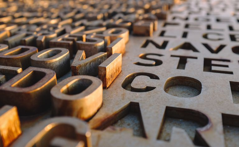 letras de madera