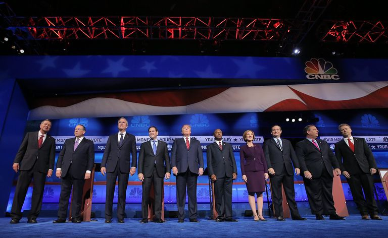 Los diez principales candidatos presidenciales republicanos en la carrera de 2016