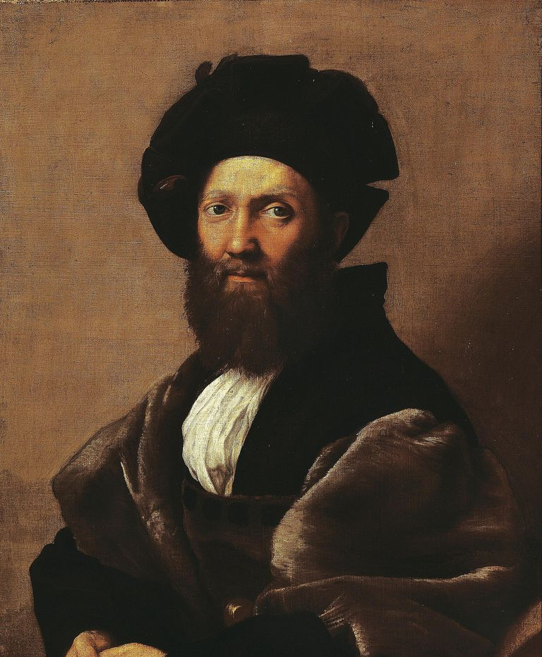 Portret Baldassare Castiglione (1478-1529), autorstwa Raphaela Sanzio