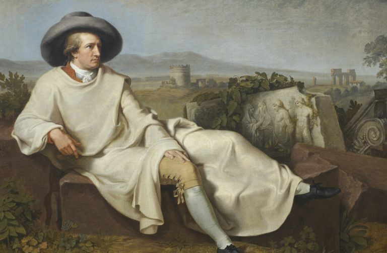 Pintura de Johann Wolfgang von Goethe, Staedelmuseum, Frankfurt, Hesse, Alemanha