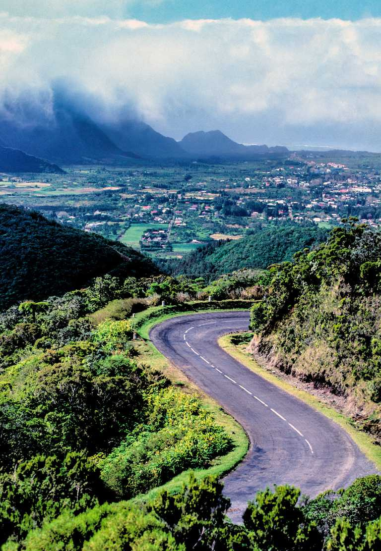 Autobahn auf der Insel La Réunion