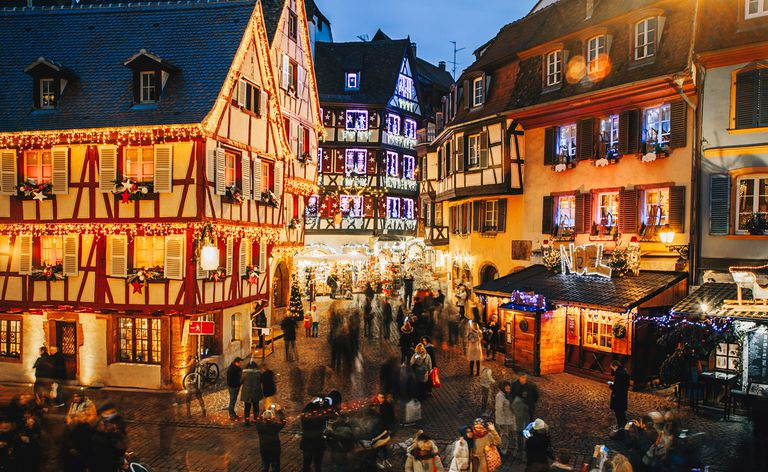 Natale a Colmar, Alsazia, Francia