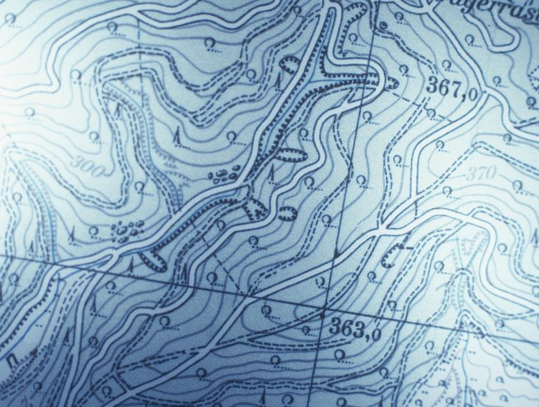 Linee di contorno sulla mappa