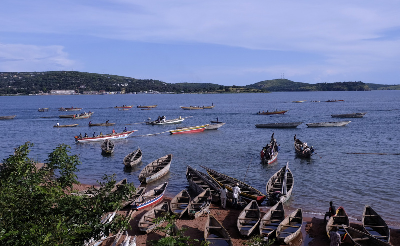Tanganyika près de la ville de Kigoma en Tanzanie.
