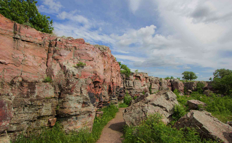 Odkrywka skalna Pipestone National Monument