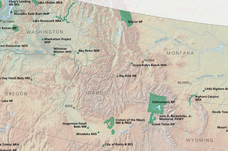Parki Narodowe Idaho