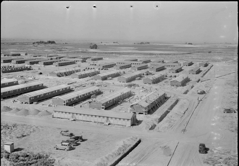 panorama ośrodka Minidoka War Relocation Authority