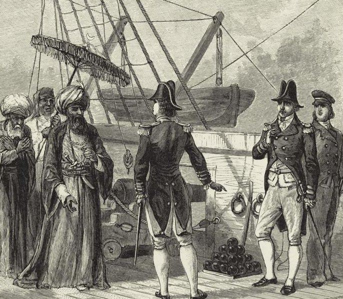 Decatur trifft die Dey von Algier