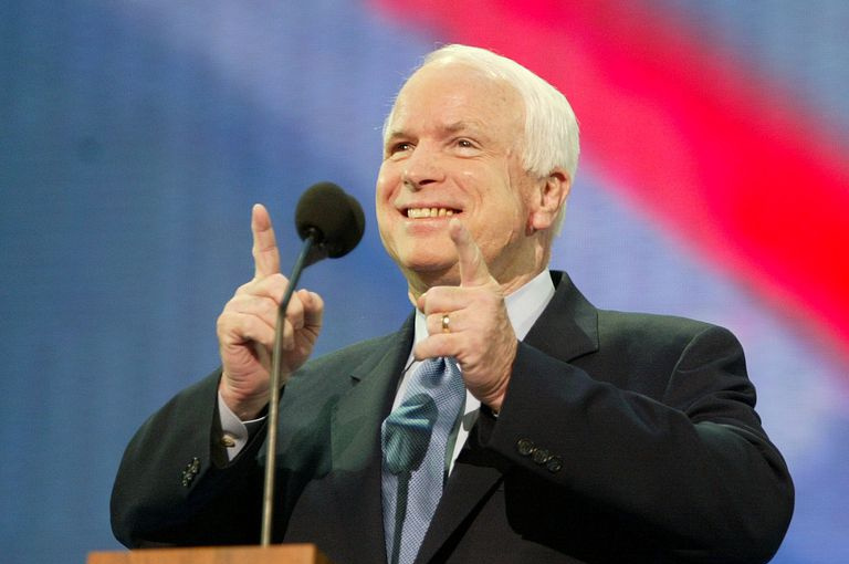 John McCain à la Convention nationale républicaine à New York - 30 août 2004