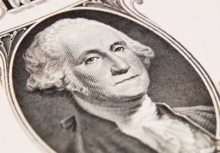 George Washington na banknotach dolarowych