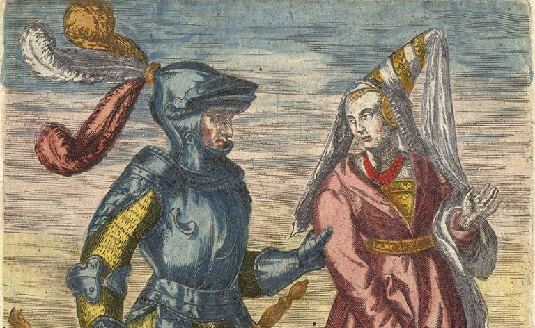 Boldvins I un Džūdita no Francijas glezna