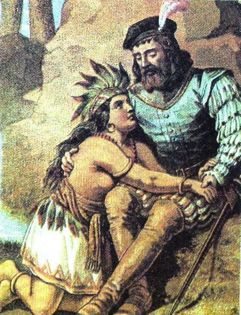 Cortes und Malinche