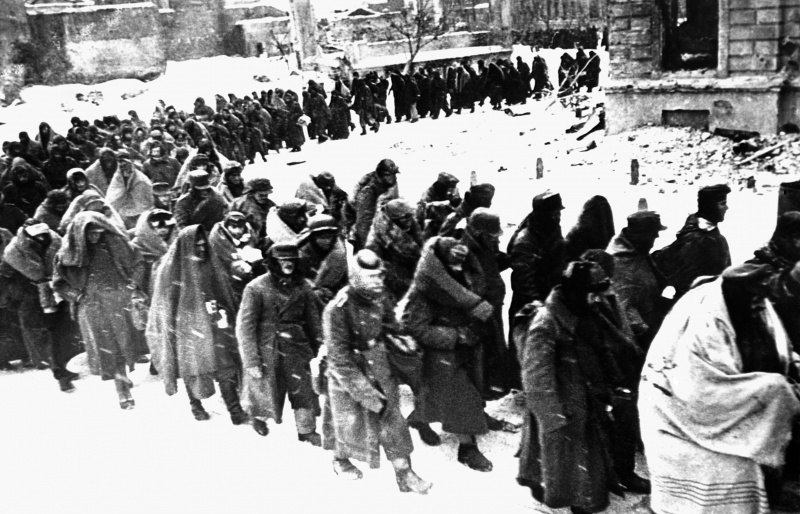 Prigionieri di guerra tedeschi a Stalingrado