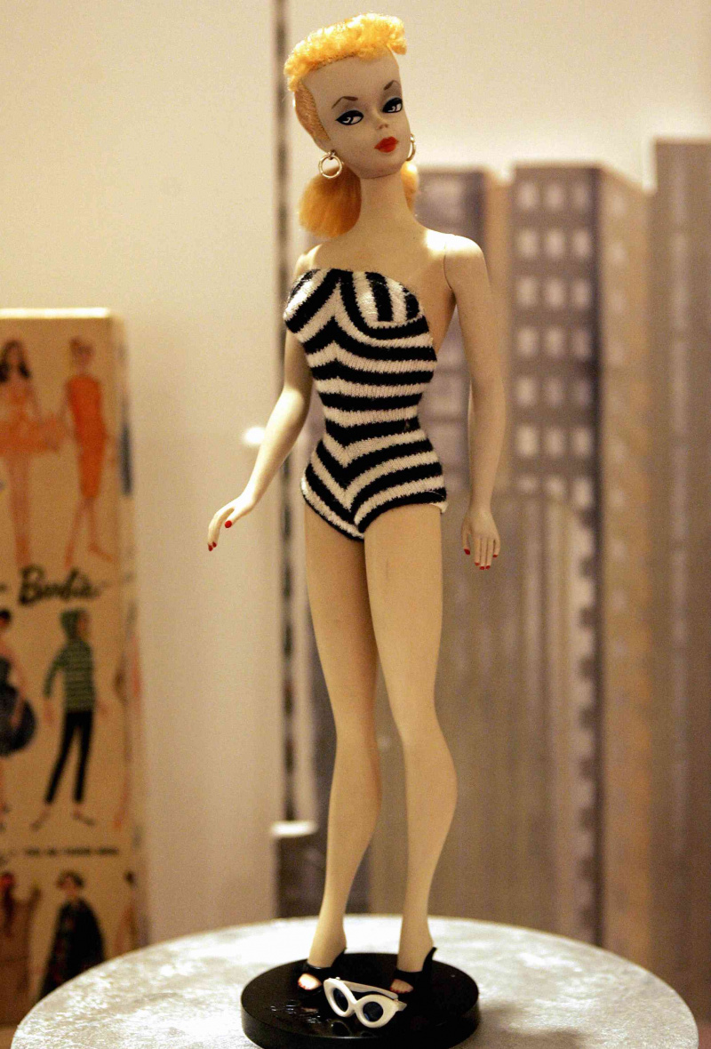 original nr. 1 Barbie-dukke vises på