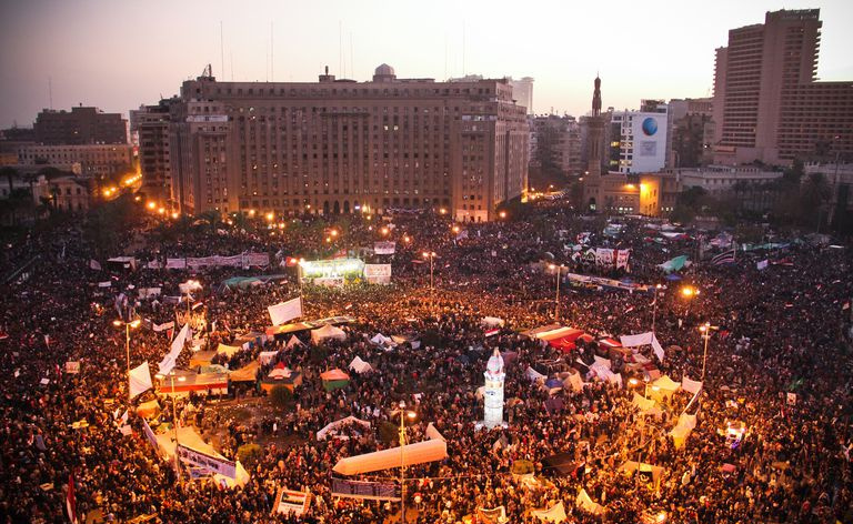 Plac Tahrir podczas Arabskiej Wiosny 2011