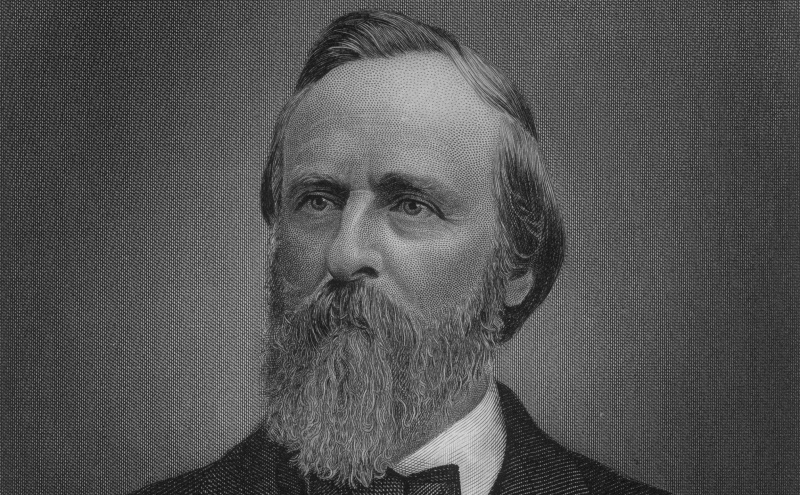 Grawerowany portret Rutherforda B. Hayesa