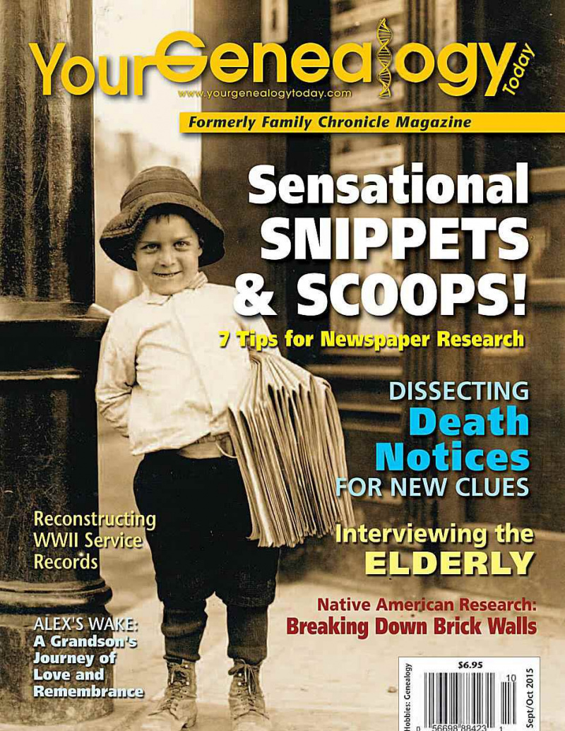 Your Genealogy Today Magazine, früher Family Chronicle Magazine