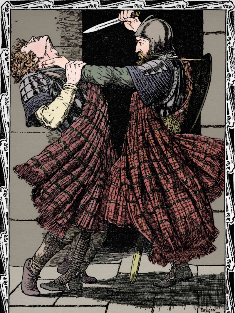 Comyn poignardé par Bruce