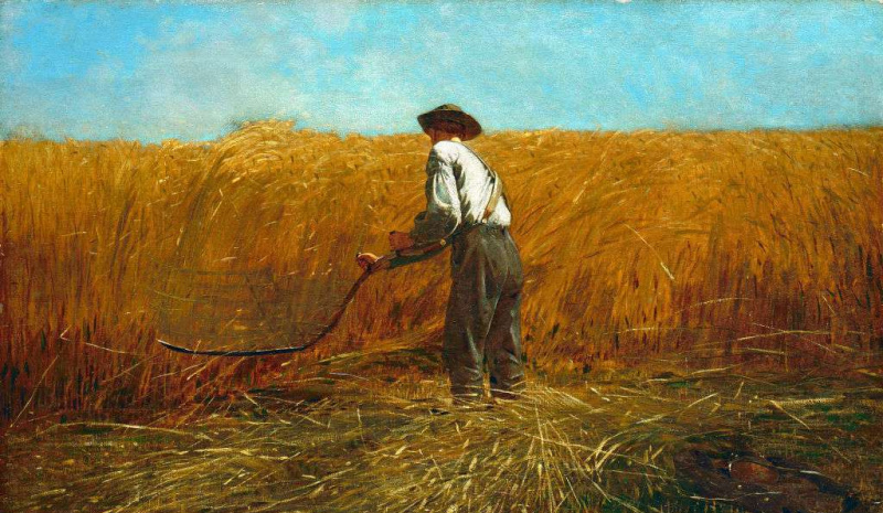 O Veterano em um Novo Campo, 1865. Artista Winslow Homer.