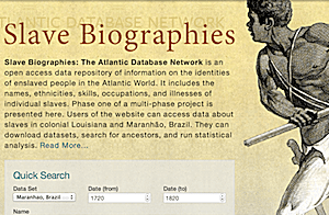 Slavebiografier: The Atlantic Database Network