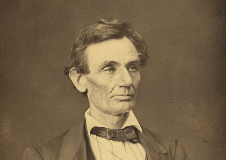 Porträt von Abraham Lincoln im Sommer 1860