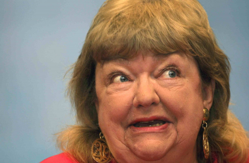 A escritora irlandesa Maeve Binchy em Chicago