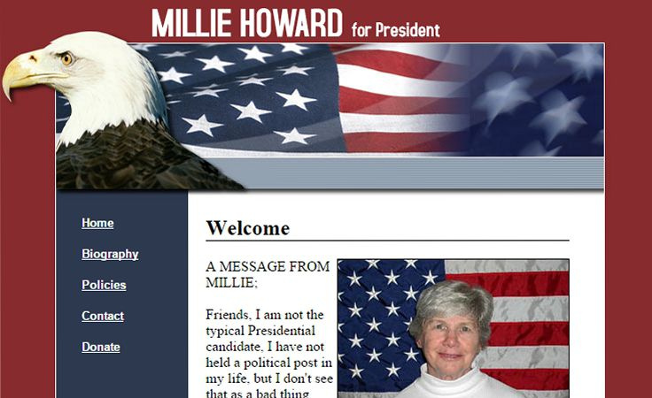 Millie Howard pour le site Web du président