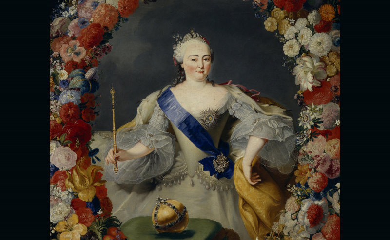 Emperatriz Elisabeth de Rusia, de un retrato de Georg Kaspar Prenner, 1754