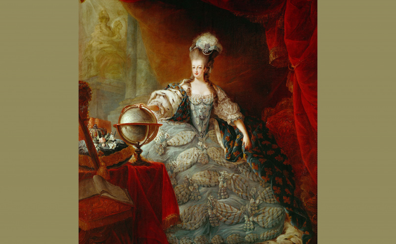 Maria Antonieta. Retrato de Jacques-Fabien Gautier d