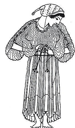 Ionisk Chiton illustrasjon