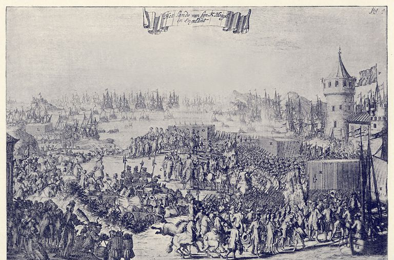 El desembarco de Guillermo de Orange, 1688