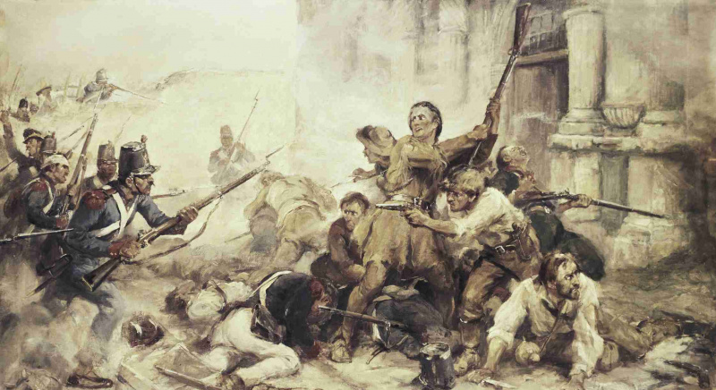 Illustration de la bataille d