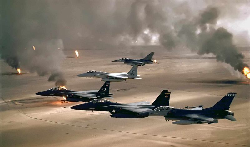 Amerikāņu lidmašīna operācijas Desert Storm laikā
