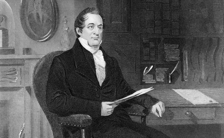 Ritratto inciso di William Wirt seduto