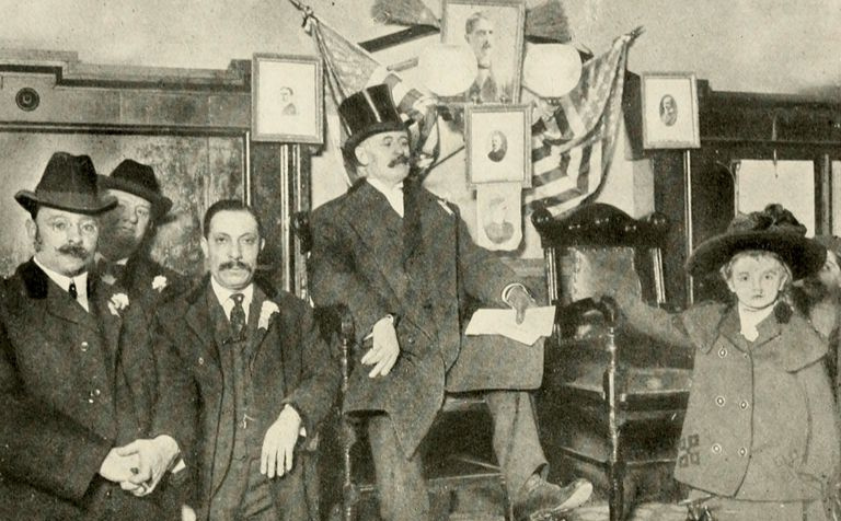 Tammany Hall politiķa Džordža Vašingtona Plunkita fotogrāfija