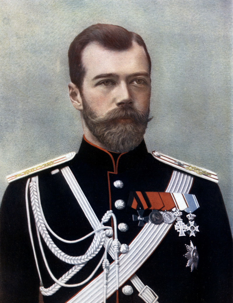 Zar Nicola II di Russia, fine XIX-inizio XX secolo.