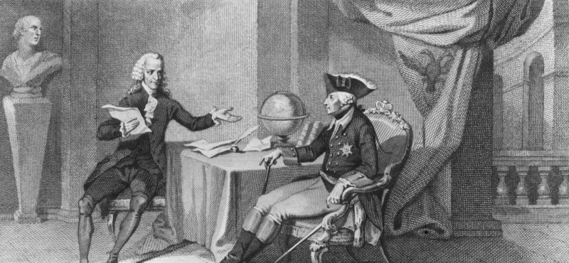 Filozofs Voltērs un Kings