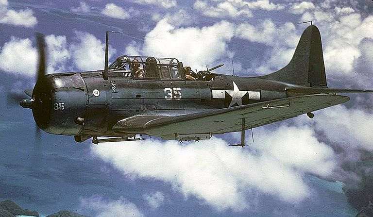 SBD Dauntless en el Pacífico