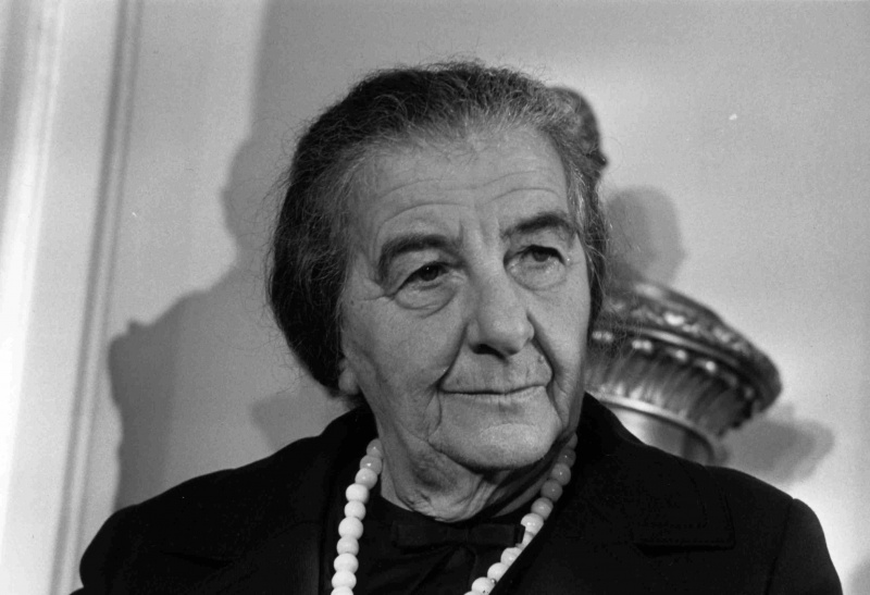 Zdjęcie premier Izraela Goldy Meir.