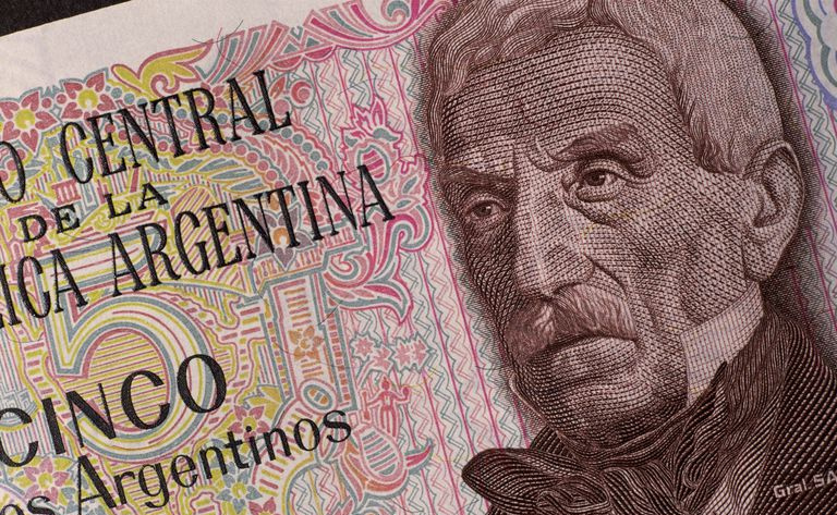 Argentinische Banknote