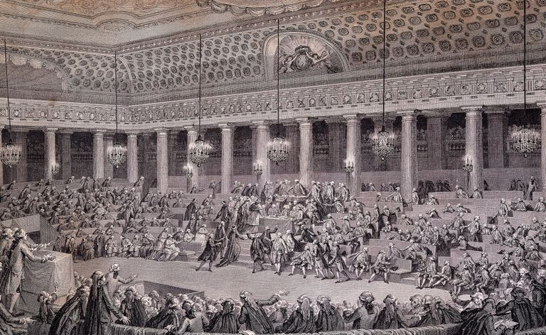 Nacionālās asamblejas sesija privilēģiju un feodālo tiesību atcelšanai, Versaļa, 1789. gada 4. augusts
