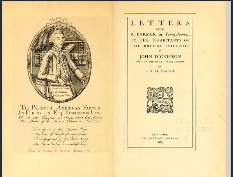 Cartas de un granjero de Pensilvania