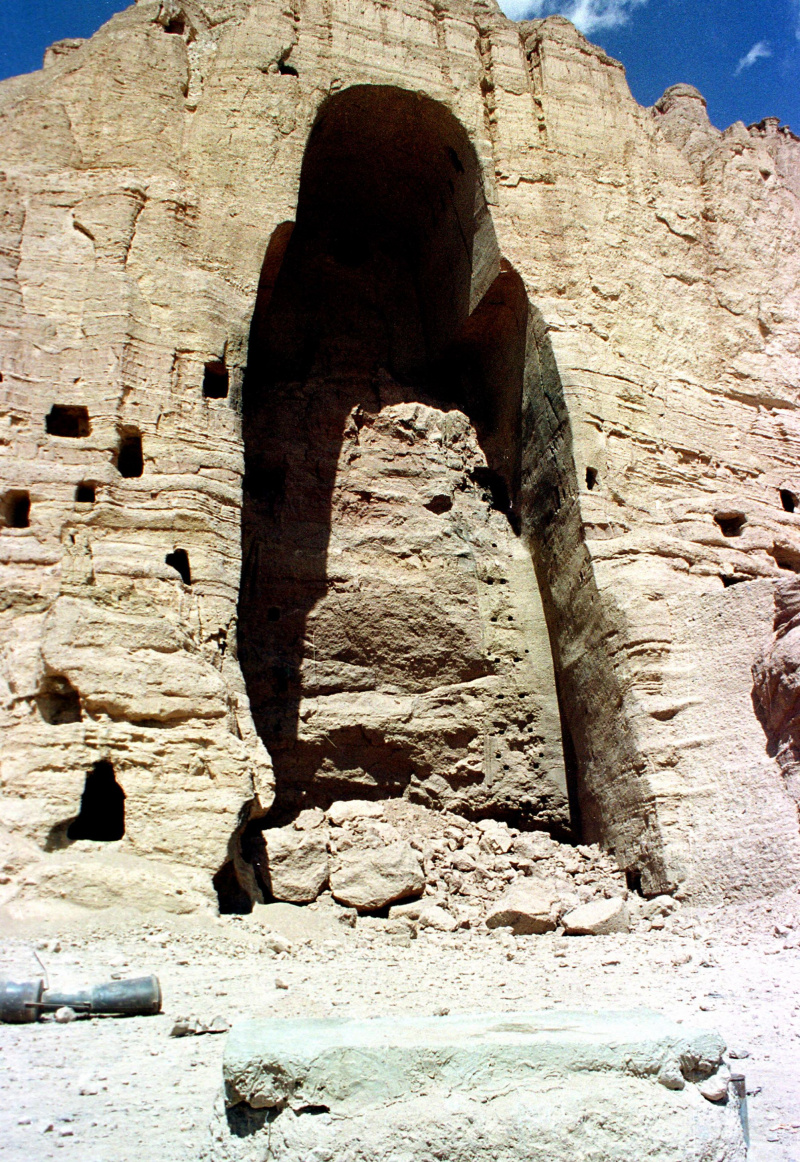 nisza zniszczonego Buddy Bamiyan