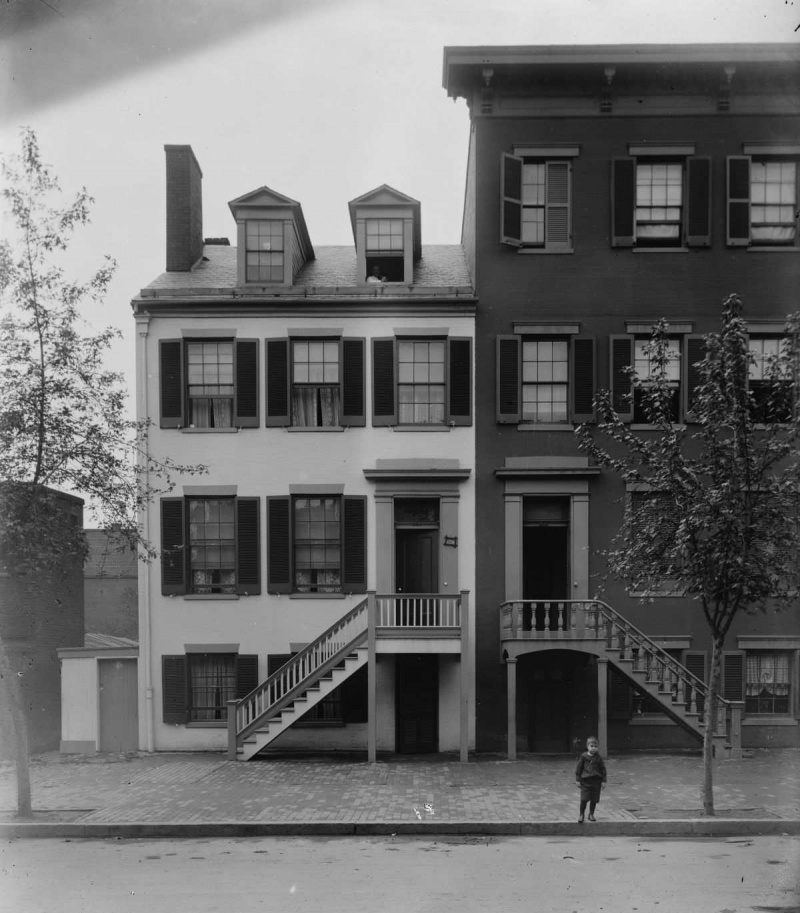 604 H St. N.W. にある Mary Surratt 夫人の家ワシントンDC。