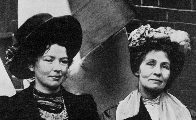 Christabel un Emmeline Pankhurst