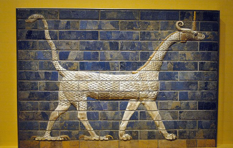 obra de arte del dragón de Marduk